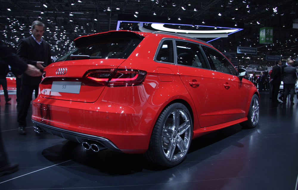GENEVA 2013 LIVE: Audi S3 îşi prezintă cei 300 CP la standul Audi - Poza 3