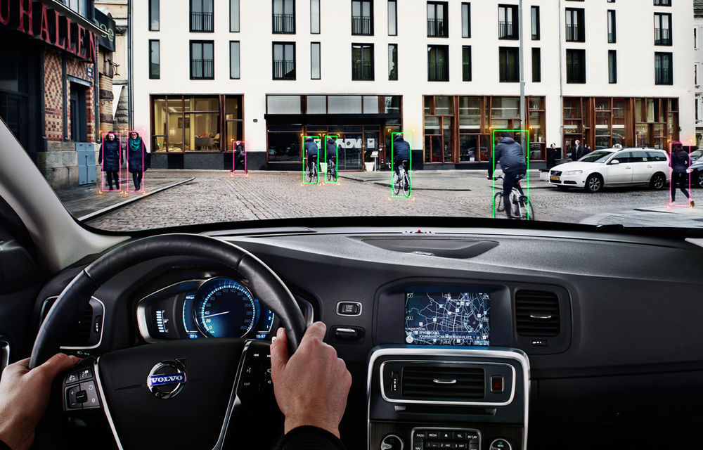 Volvo îmbunătăţeşte sistemul City Safety: acum, acesta recunoaşte şi evită la nevoie şi bicicliştii - Poza 2