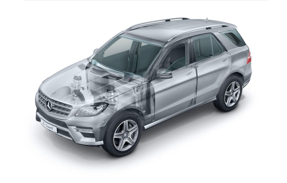 Mercedes-Benz ML Guard, primele informaţii despre versiunea blindată a noului ML - Poza 1