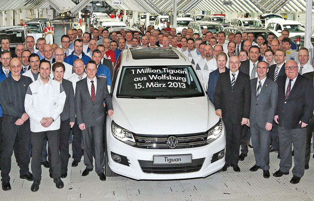 Volkswagen: un milion de exemplare Tiguan construite la Wolfsburg - Poza 1