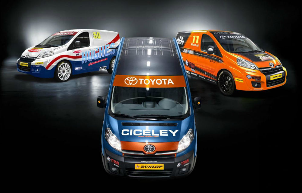 Glume de 1 aprilie: Utilitara Toyota ProAce va concura în campionatul britanic de vehicule comerciale - Poza 1