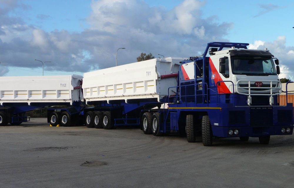 Tractomas, cel mai mare semi-camion din lume, este echipat cu anvelope Goodyear - Poza 1
