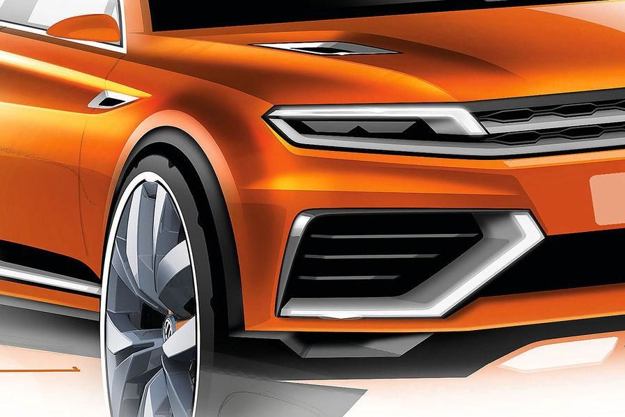 Volkswagen CrossBlue Coupe Concept - primele schiţe ale unui viitor SUV coupe - Poza 3