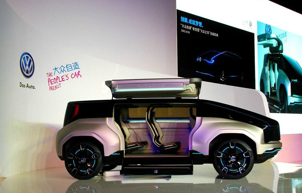Volkswagen 4Fun Concept, monovolumul hibrid al viitorului - Poza 2