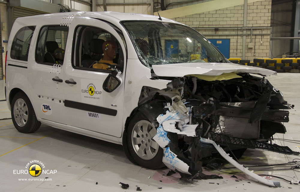 Mercedes-Benz Citan, rezultat modest la testele EuroNCAP: 3 stele - Poza 2