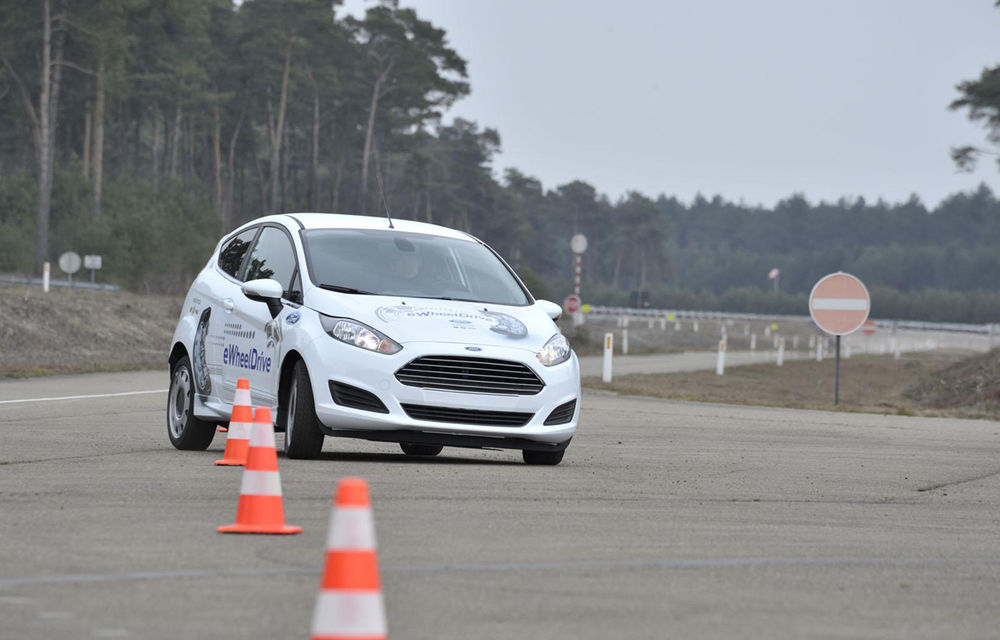 Ford Fiesta eWheelDrive - prototipul unui automobil propulsat de motoare electrice amplasate în roți - Poza 7