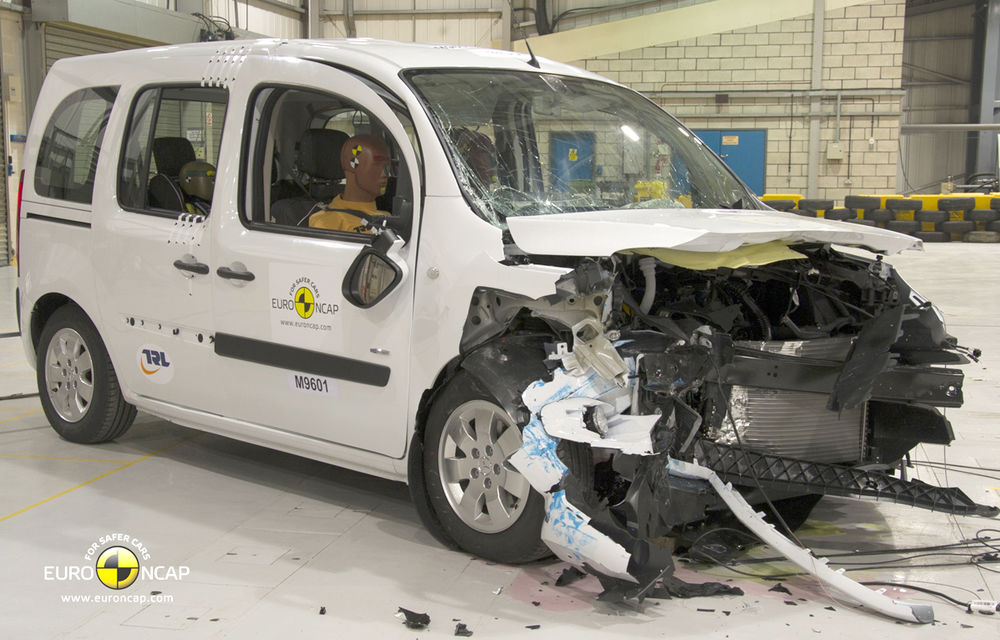 Cele trei stele EuroNCAP primite de Mercedes-Benz Citan au declanşat un scandal în Germania - Poza 1