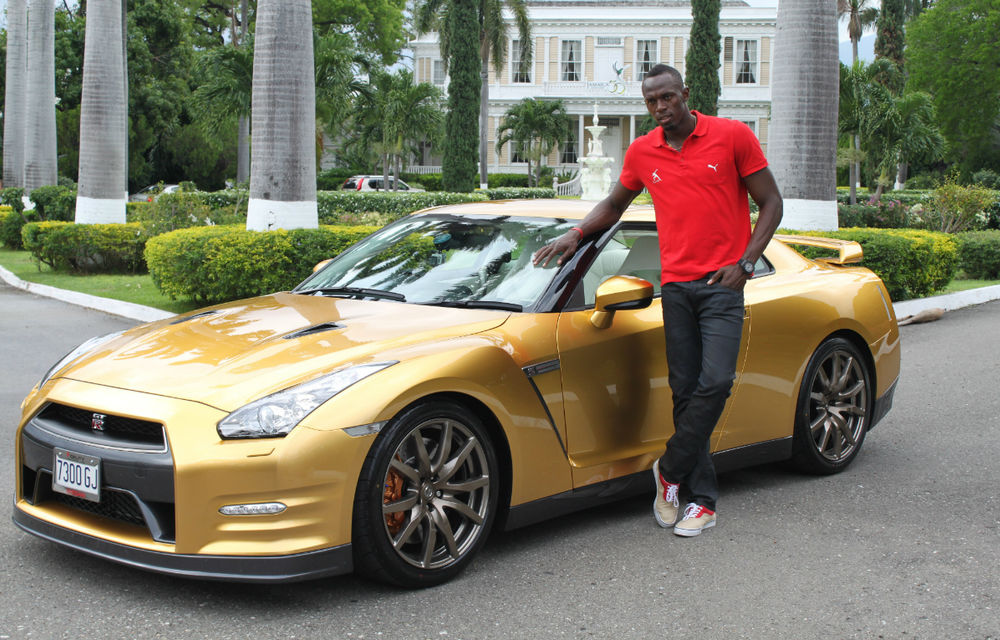 Usain Bolt a primit un Nissan GT-R personalizat - Poza 1
