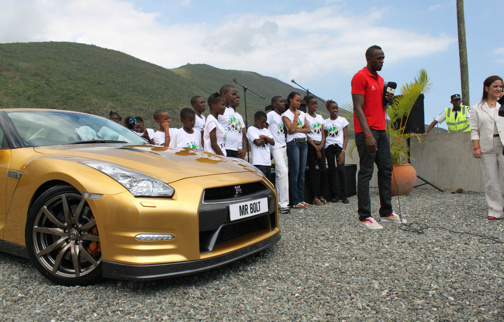 Usain Bolt a primit un Nissan GT-R personalizat - Poza 4