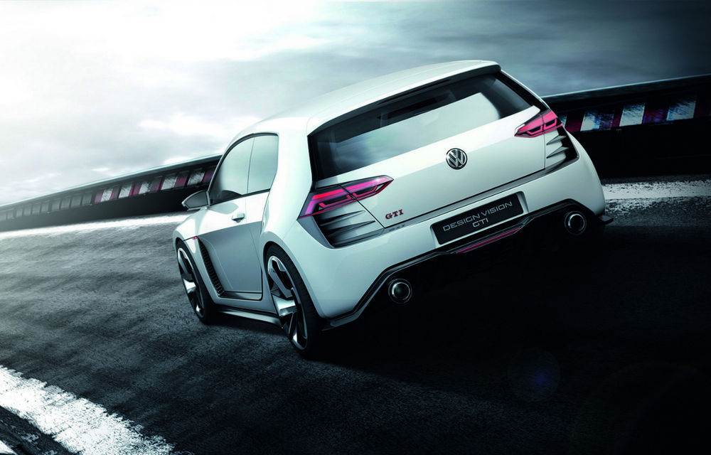 Volkswagen Design Vision GTI Concept - primele imagini ale versiunii de 503 CP a lui Golf - Poza 2