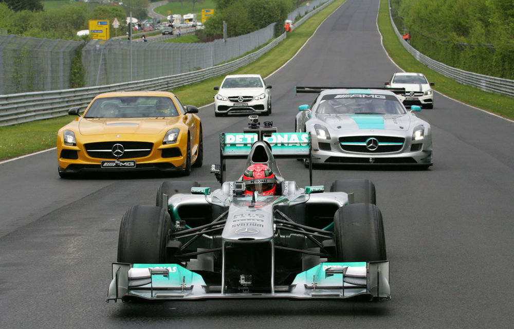 GALERIE FOTO: Schumacher, tur demonstrativ pe Nurburgring - Poza 1