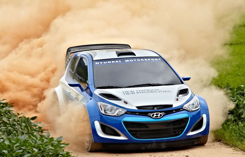 Hyundai a efectuat primul test intensiv cu modelul i20 WRC pentru 2014 - Poza 1
