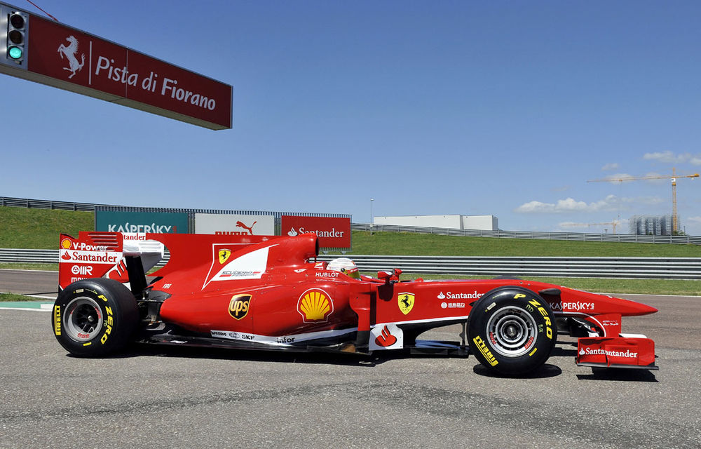 Kobayashi a testat pentru prima oară un monopost Ferrari - Poza 4