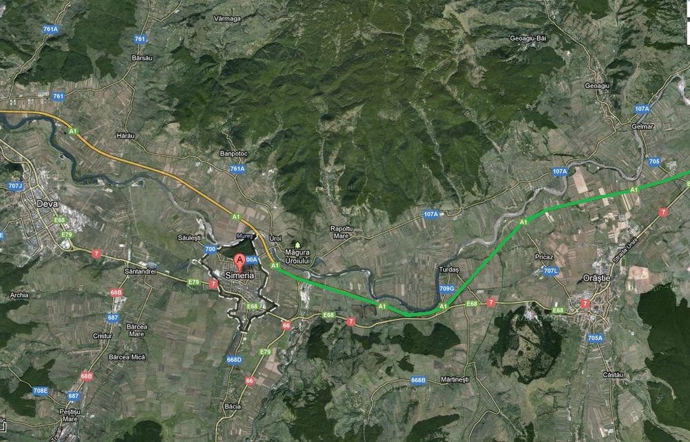România are un nou segment de autostradă: Simeria - Orăştie - Poza 2
