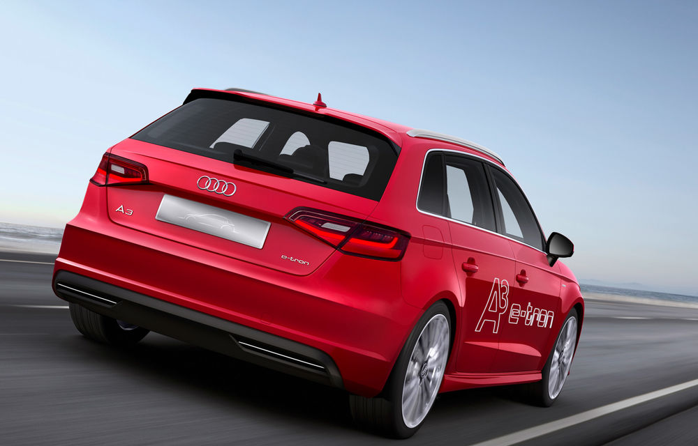Audi A3 Sportback e-tron plug-in hybrid va debuta în 2014 - Poza 2