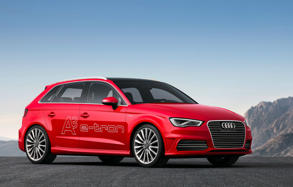 Audi A3 Sportback e-tron plug-in hybrid va debuta în 2014 - Poza 1