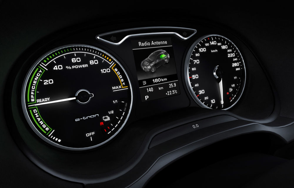 Audi A3 Sportback e-tron plug-in hybrid va debuta în 2014 - Poza 8