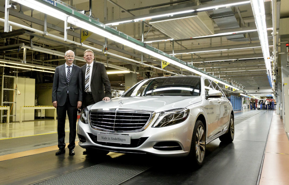 Mercedes a demarat producţia noului S-Klasse la Sindelfingen - Poza 1