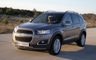 Preţuri Chevrolet Captiva facelift: start de la 26.500 euro
