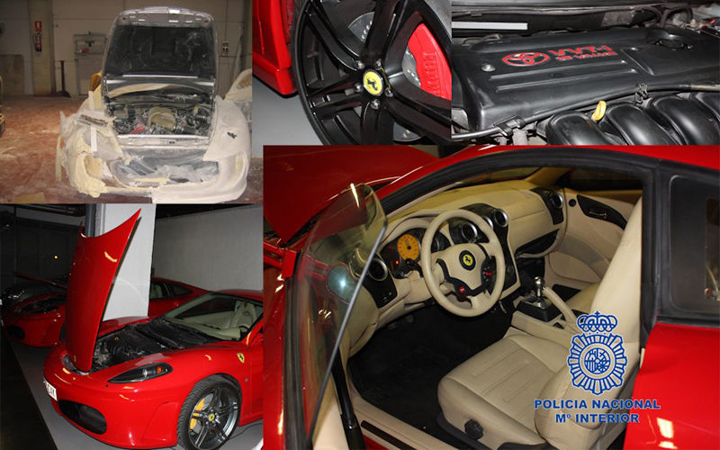 Poliţia spaniolă a arestat membrii unei reţele care falsifica maşini Ferrari şi Aston Martin - Poza 2