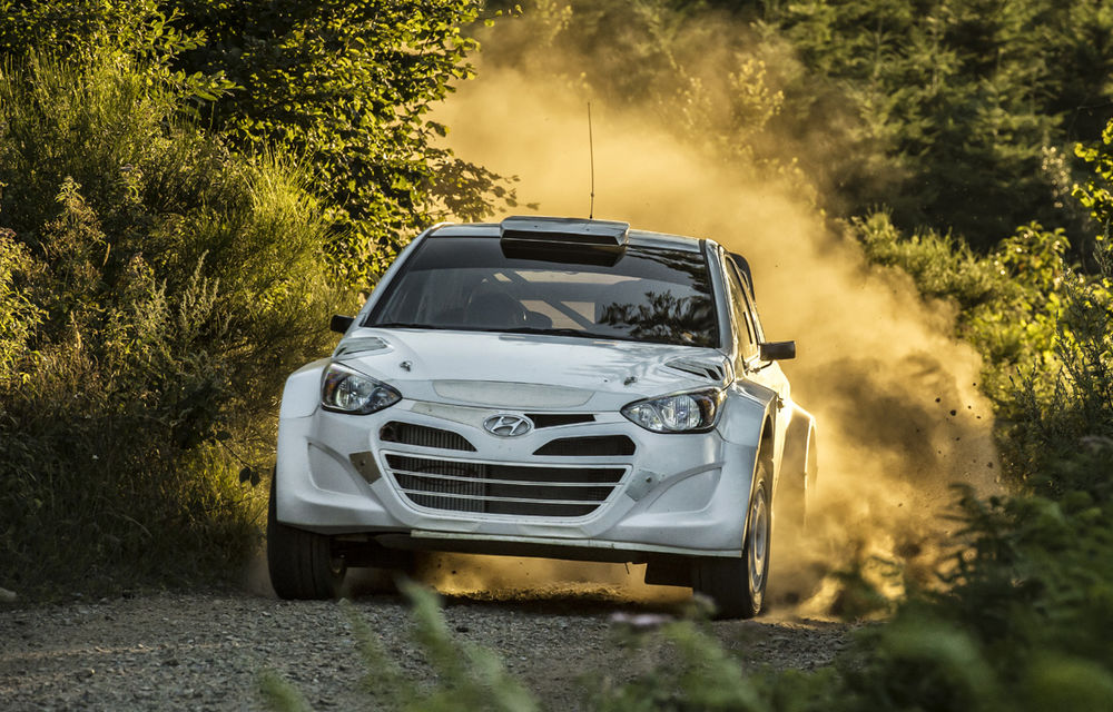 Hyundai a efectuat primele teste pe macadam cu i20 WRC - Poza 1