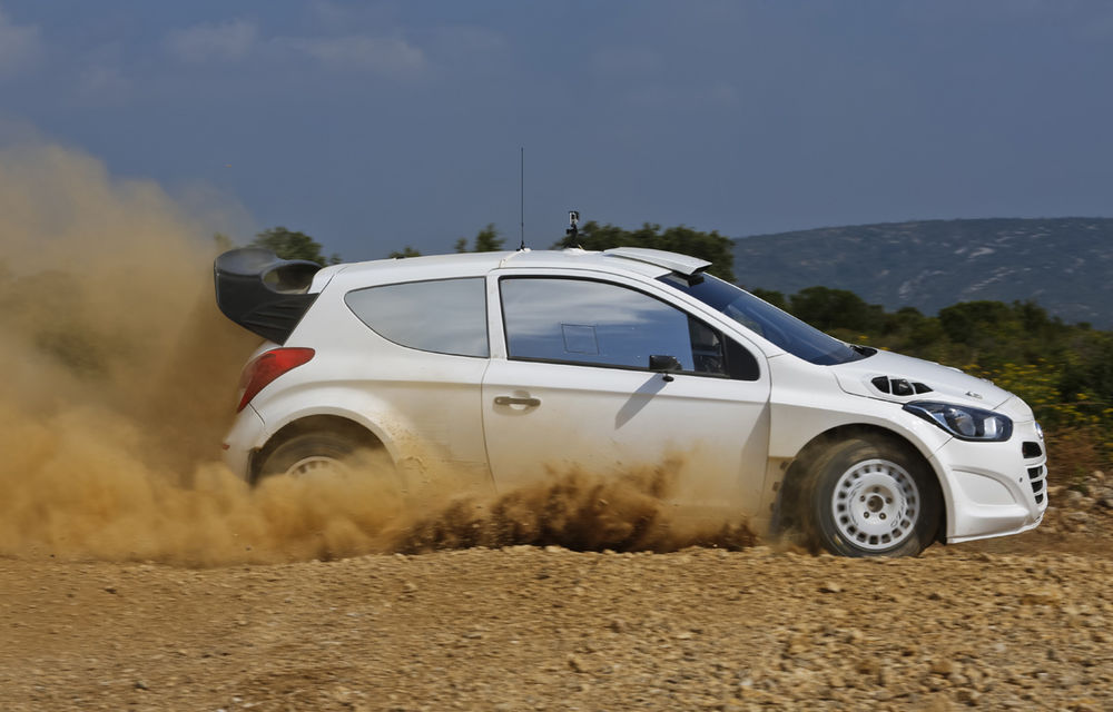 Hyundai a efectuat primele teste pe macadam cu i20 WRC - Poza 2