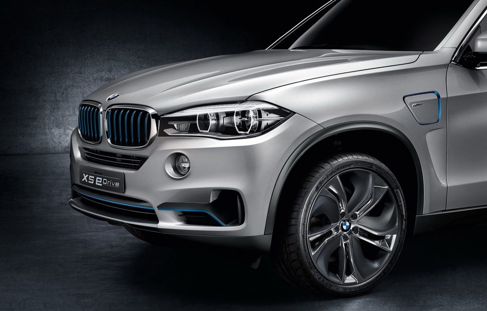 BMW Concept5 eDrive, versiunea hibridă plug-in a lui X5, anunţă un consum mixt de 3.8 litri la sută - Poza 7