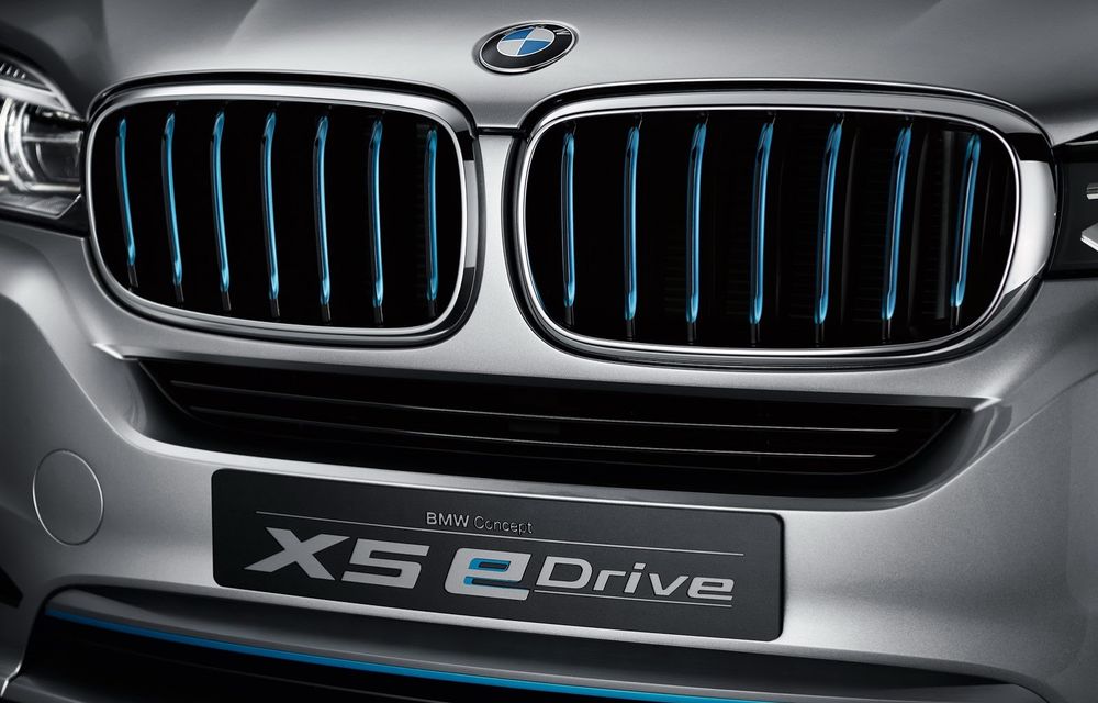 BMW Concept5 eDrive, versiunea hibridă plug-in a lui X5, anunţă un consum mixt de 3.8 litri la sută - Poza 8