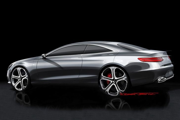 Mercedes Concept S-Klasse Coupe - urmaşul lui CL, anticipat de o schiţă înaintea lansării la Frankfurt - Poza 3