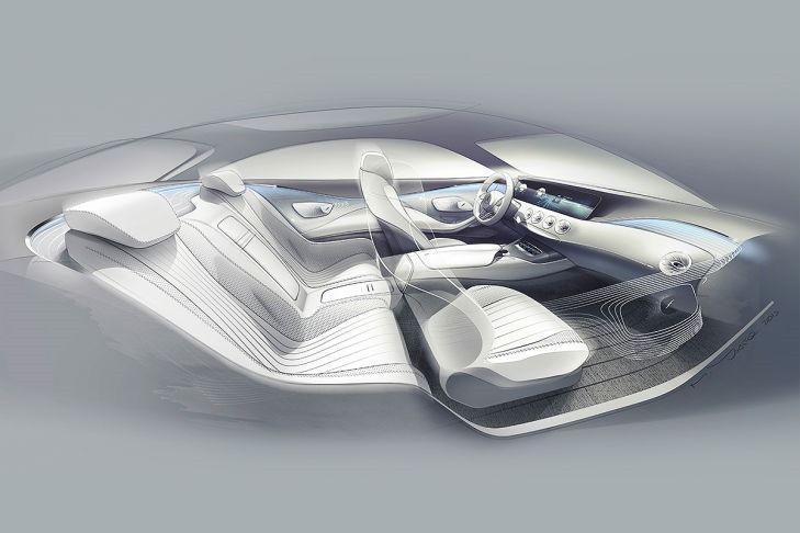 Mercedes Concept S-Klasse Coupe - urmaşul lui CL, anticipat de o schiţă înaintea lansării la Frankfurt - Poza 8