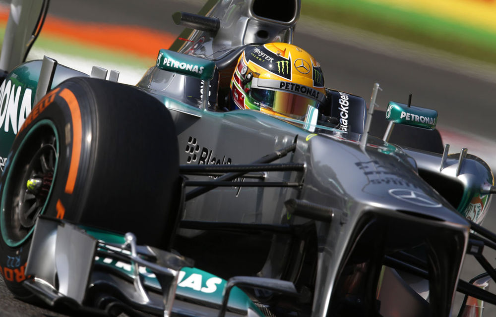 Mercedes explică rezultatul slab al lui Hamilton în calificări prin defecţiuni la podea - Poza 1