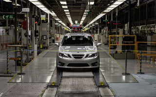 Primul Saab din noua eră a companiei a fost produs la uzina suedeză din Trollhattan