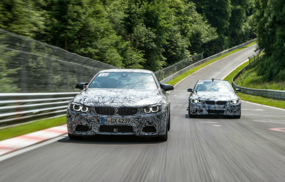 BMW M3 şi M4: 430 CP şi 500 Nm, transmisie manuală în standard - Poza 1