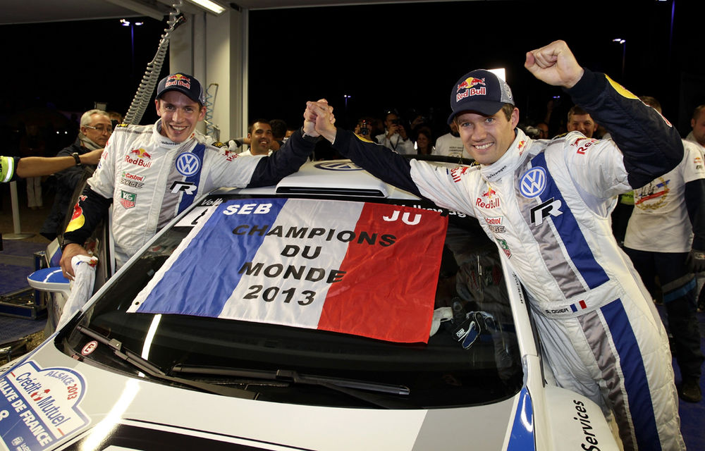 Ogier a devenit campion mondial în WRC după prima probă specială din Raliul Franţei - Poza 1