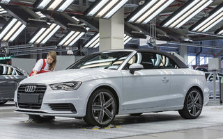 Audi A3 Cabriolet a intrat în producţie la uzina din Ungaria