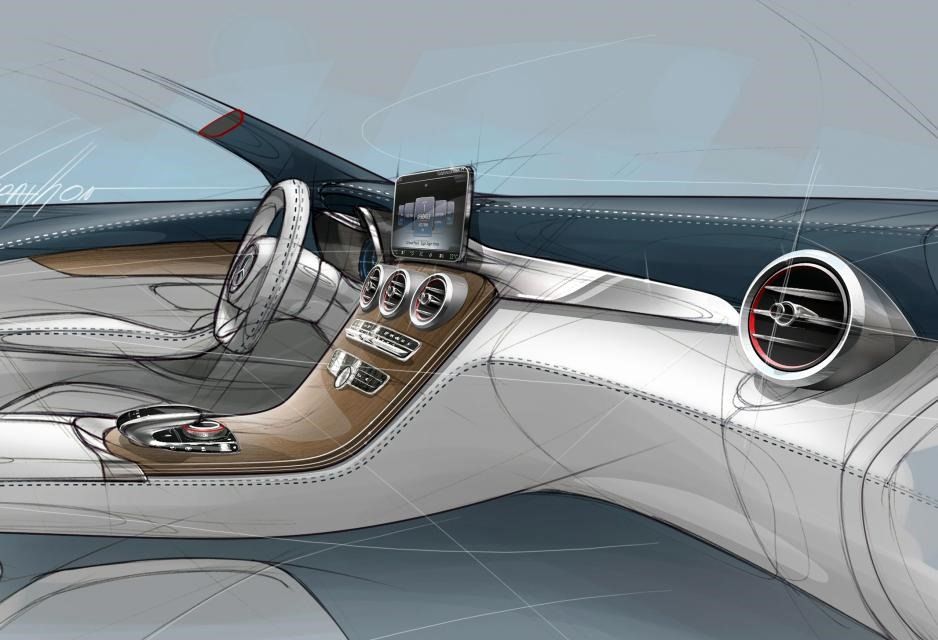 Mercedes C-Klasse - imagini cu interiorul noii generaţii - Poza 7