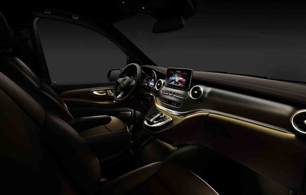 Mercedes V-Klasse – primele imagini cu interiorul modelului care înlocuieşte Vito şi R-Klasse - Poza 4