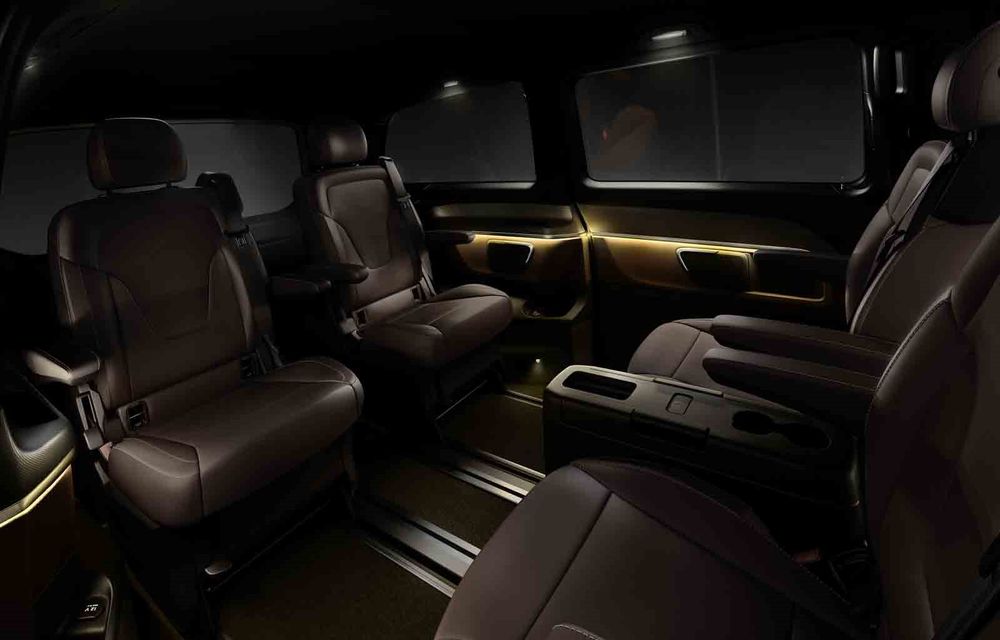 Mercedes V-Klasse – primele imagini cu interiorul modelului care înlocuieşte Vito şi R-Klasse - Poza 6