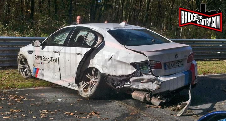 BMW M5 Ring Taxi, accident pe circuitul de la Nurburgring - Poza 2