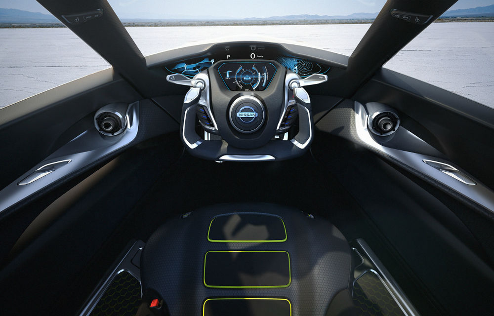 Nissan BladeGlider Concept, intepretarea electrică a lui Deltawing - Poza 3