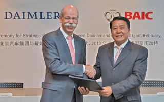 Daimler a cumpărat 12% din producătorul chinez BAIC