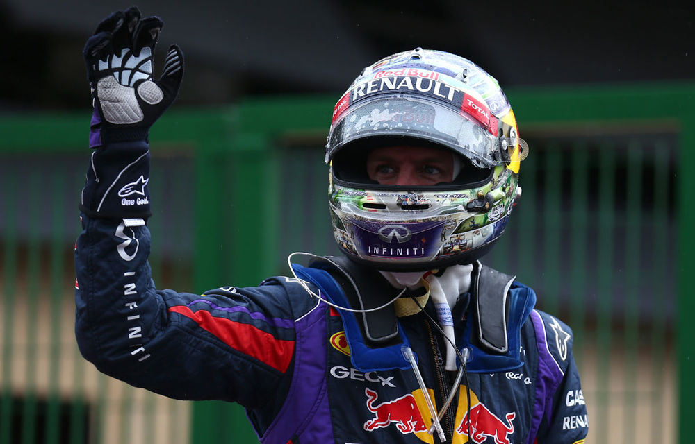 Vettel, surprins de dominaţia din calificările de la Interlagos - Poza 1