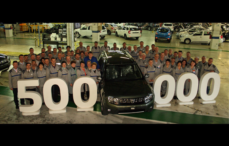 Uzina Dacia de la Mioveni a produs 500.000 de exemplare Duster - Poza 1