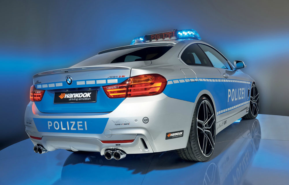 BMW Seria 4 Coupe a fost transformat în maşină de poliţie pentru Salonul de tuning de la Essen - Poza 3