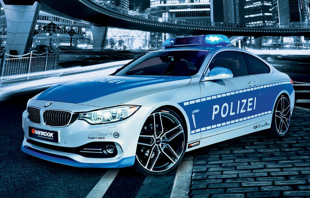 BMW Seria 4 Coupe a fost transformat în maşină de poliţie pentru Salonul de tuning de la Essen - Poza 1
