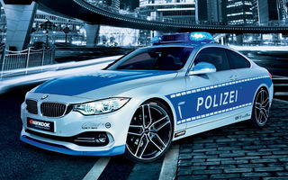 BMW Seria 4 Coupe a fost transformat în maşină de poliţie pentru Salonul de tuning de la Essen