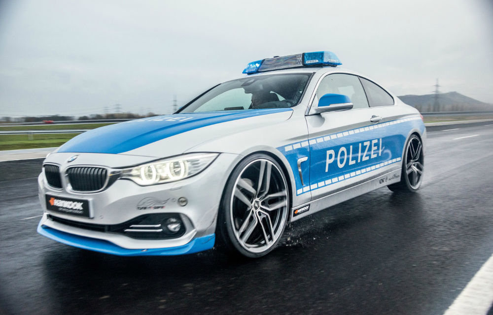 BMW Seria 4 Coupe a fost transformat în maşină de poliţie pentru Salonul de tuning de la Essen - Poza 5