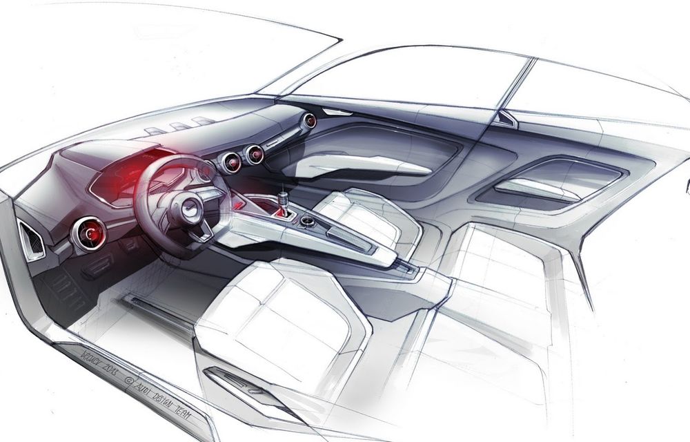 Primele schiţe ale conceptului din care se va naşte micul SUV Audi Q1 - Poza 4