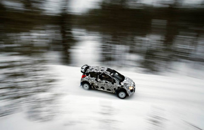 Hyundai a testat i20 WRC pe zăpezile din Suedia - Poza 5