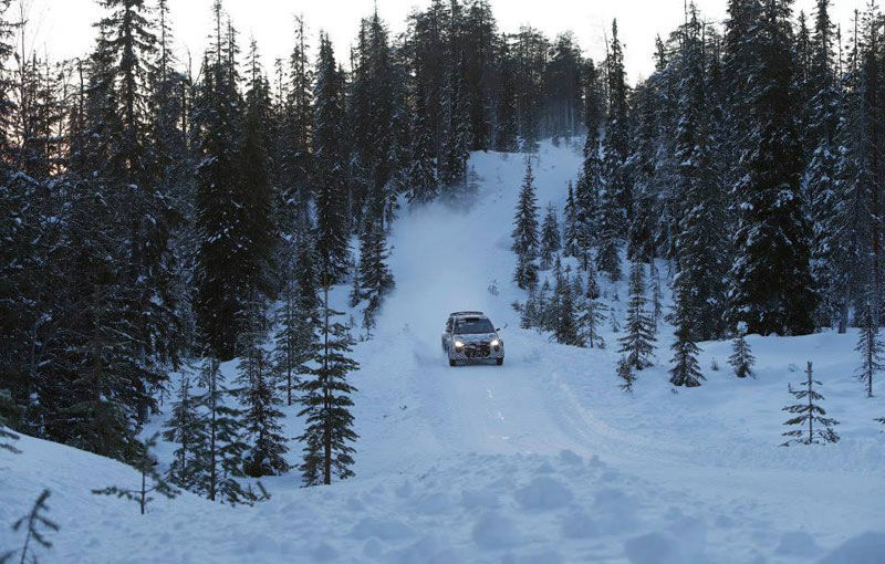 Hyundai a testat i20 WRC pe zăpezile din Suedia - Poza 2